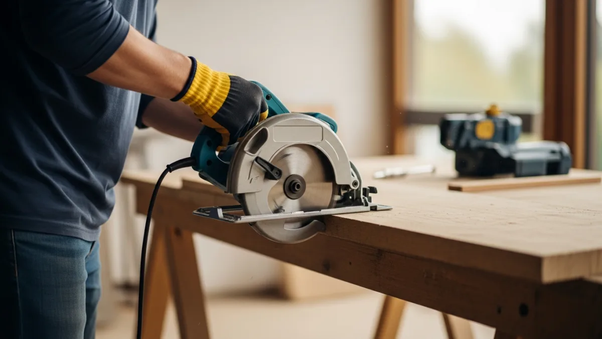 Come tagliare legno con sega circolare in sicurezza -