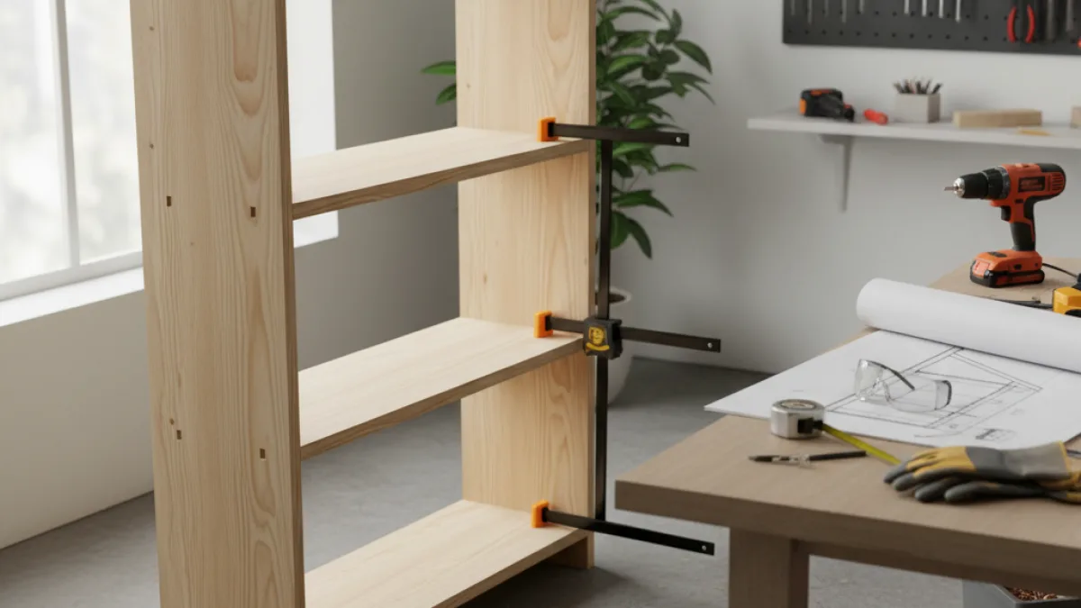 Come costruire scaffale in legno fai da te - Costruire