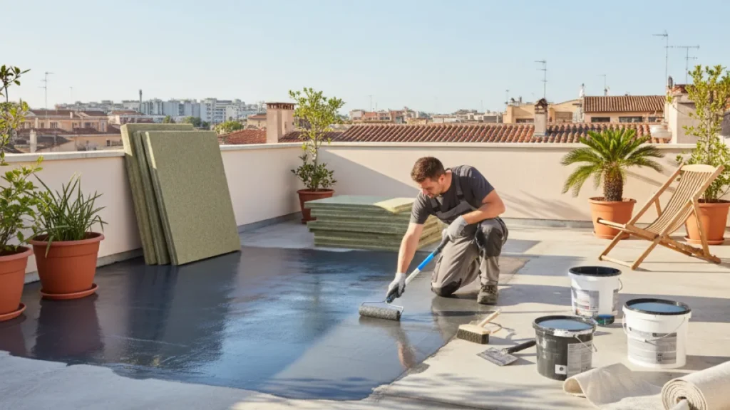 Come impermeabilizzare terrazzo fai da te -