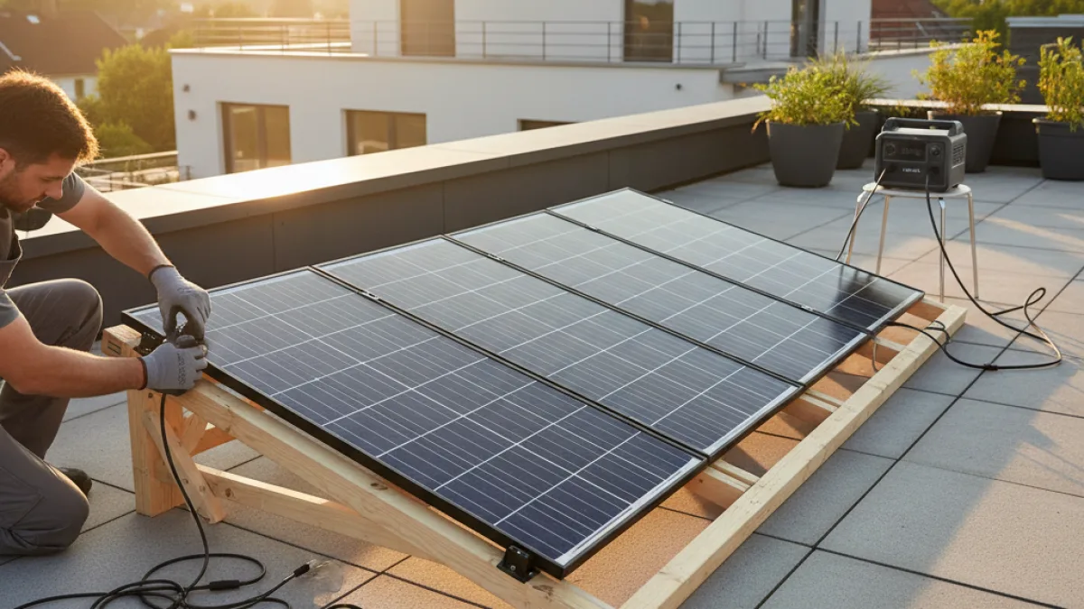 Come installare pannelli solari portatili casa - Installare