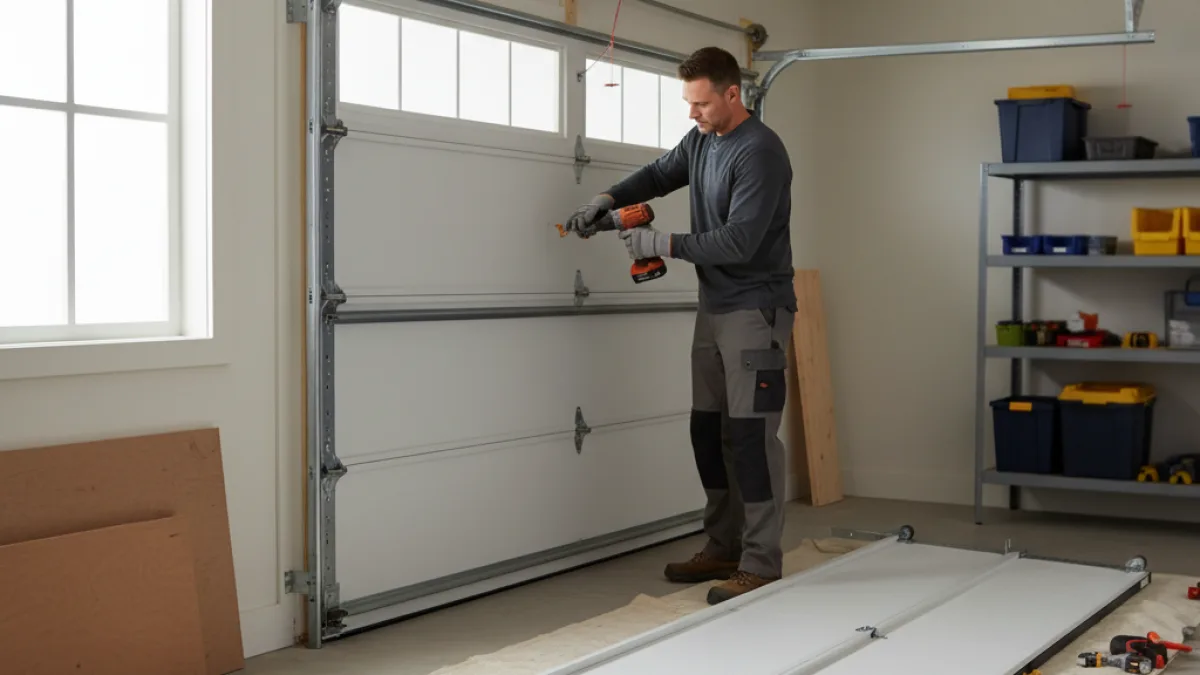 Come installare porta garage sezionale - Come Installare