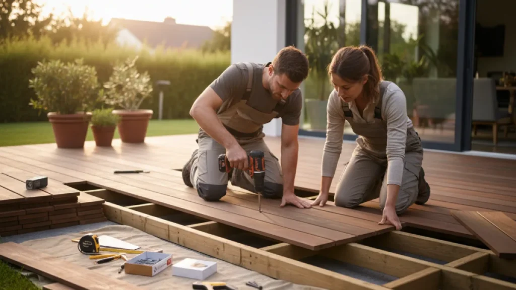 Come Montare Pavimento Esterno in Legno Decking Fai Da Te