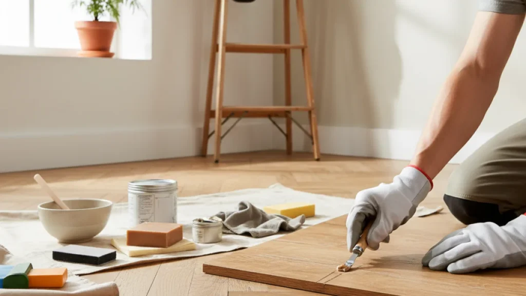 Come riparare parquet graffiato fai da te - Parquet